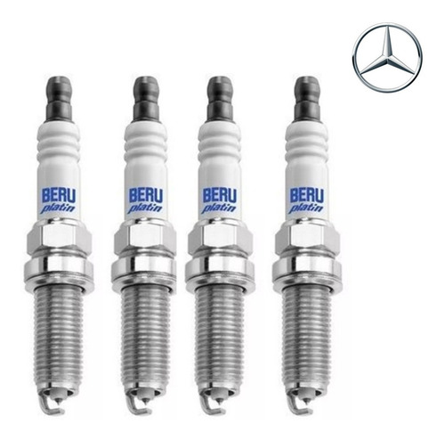 Imagen 1 de 8 de Kit 4 Bujias Encendido Mercedes Benz Glk300 M272 W204