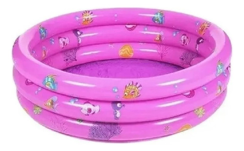 Piscina Inflable Plástico Niño 3 Anillos 120x40cm Verano 