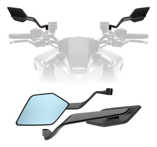 Qp Alerón De Espejos Para Universal Tipo Rizoma Stealth Max