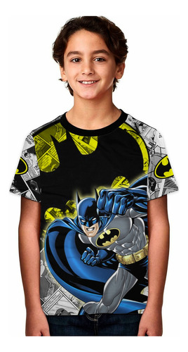 Camiseta Batman Super Héroes Para Niños Y Adultos