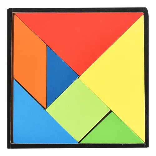 Tangram De Madera 7 Pzas | Meses sin intereses