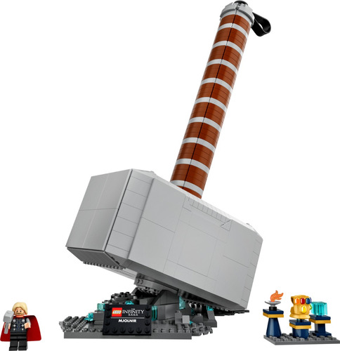 Exhibidor De Acrílico Para Martillo De Thor Lego #76209