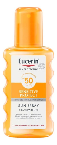 Eucerin Protector Solar Sun Spray Transparente Fps50 200 Ml 