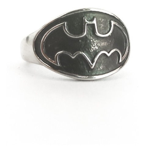 Anillo Batman. Gótico Anime Acero Quirúrgico 316l Macizo 