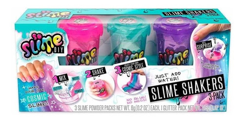 So Slime Shakers 3 Pack Rainbow 3, Multicolor
