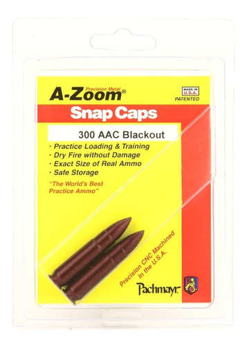 Snap Caps 300 Aac Blackout Azoom Paquete C/2 