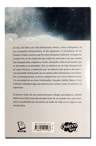 Libro Caballo Blanco- Alex Adams