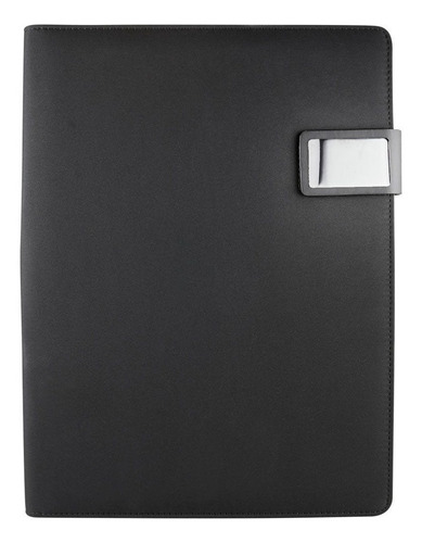 Imagen 1 de 4 de Carpeta Con Placa Metalica, Compartimiento Para Celular