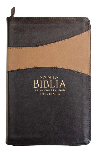 Biblia Rv1960 Manual 12 Pts Imit Piel Cierre E Índice Café