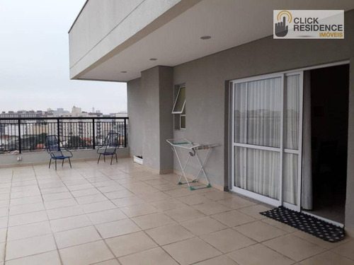 Imagem 25 de 26 de Cobertura 2 Dormitórios Com 1 Suíte ( Espaço Gourmet - 2 Vagas ) À Venda De 144,00 M² Por R$ 680.000 - B. Assunção - São Bernardo Do Campo/sp - Co0016