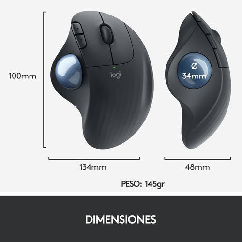 Imagen 10 de 12 de Logitech Ergo M575 - Negro