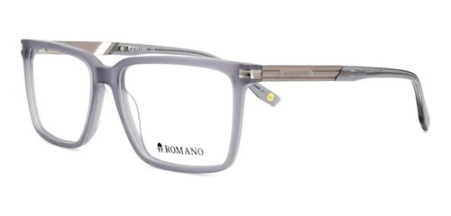 Óculos Armação Romano Ro1113 C2 Masculino Fosco Cinza
