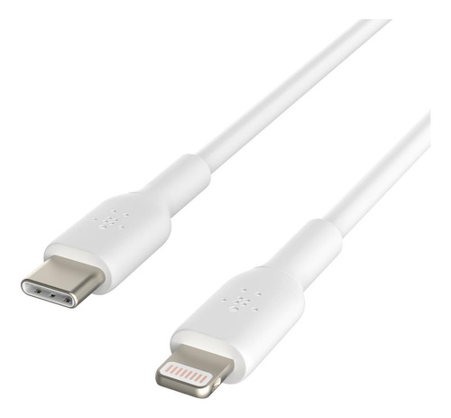 Cable Belkin Boost Charge Usb-c To Lightning Color Blanco