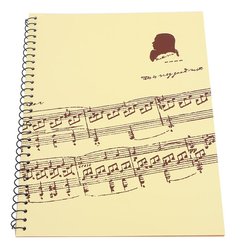 Cuaderno De Notación Musical, 50 Páginas, Manuscrito Musical