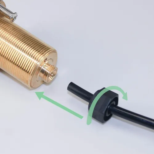 Boton De Interruptor De Aire Blanco Y Negro De Laton Para Pa