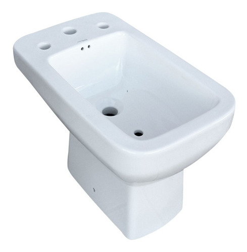 Bidet Dioniso Cuadrado Moderno Blanco Pringles Monocomando