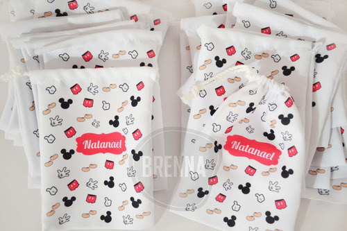 Bolsas De Tela Estampada Personalizada 14x17