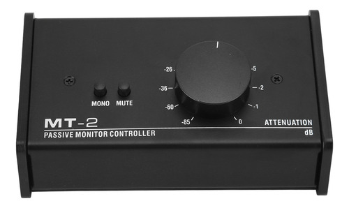 Controlador De Volumen De Monitor Estéreo Pasivo Xlr Y 3,5 M