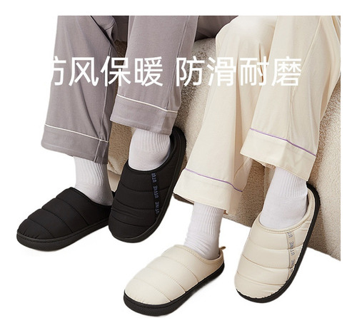 Zapatos Sin Cordones Espuma Viscoelástica Pantuflas Algodón