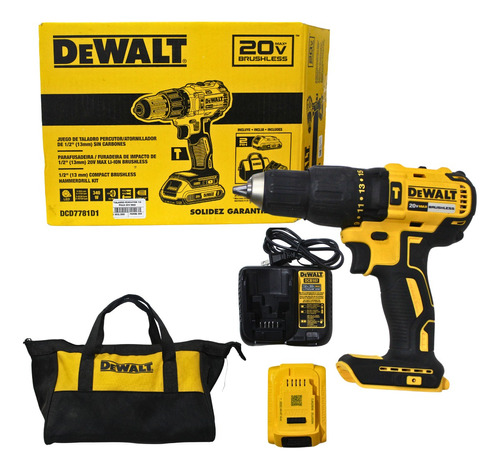 Taladro Percutor/atornillador De 1/2 Pulgadas (13mm) Dewalt