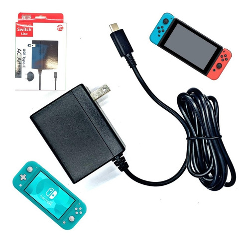 Cargador Eliminador Ac Para Nintendo Switch Carga Rapida N