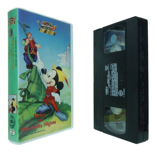 Mickey Y Las Habichuelas Mágicas Vhs Mini Clásicos Videovisa