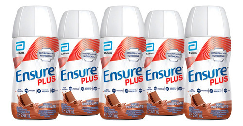 Ensure Plus Chocolate Suplemento Dietario 220ml Pack X30un