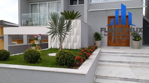 Imagem 1 de 15 de Casa Á Venda Condomínio Real Park Arujá 4 Suítes 10 Vagas - 754