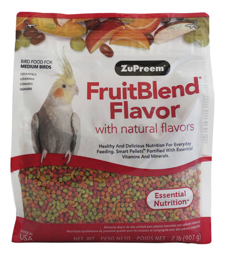 Alimento Zupreem Fruitblend Ninfa 907 Gr