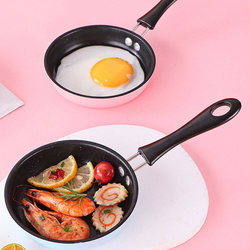 Ks Mini Sartén Para Huevos De Acero Inoxidable Que Evita