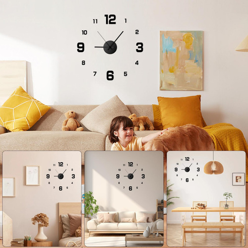 Reloj De Pared Sin Marco Reloj Sin Marco Reloj Silencioso Qu