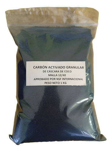 Carbón Activado Granular Filtro De Agua X 1 Kg