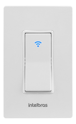 Interruptor Smart Wi-fi Para Iluminação Ews 101 I Branco Intelbras