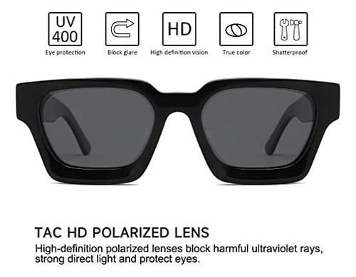 Baililai Lentes De Sol Polarizadas Unisex Lentes De Sol De U