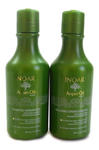 Inoar Argan Oil Shampoo Y Acondicionador - Sin Sal - Post