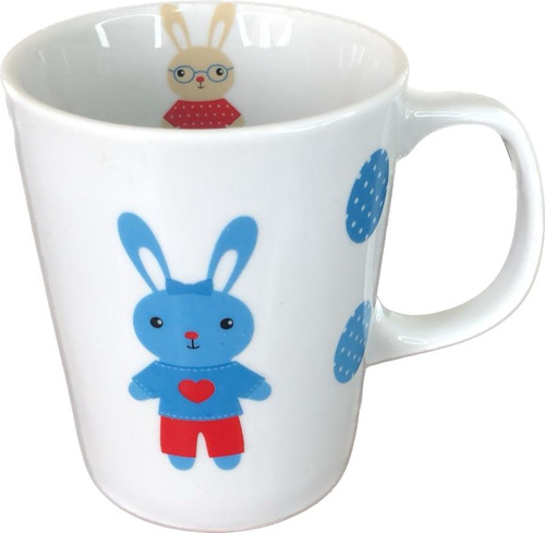 Caneca De Porcelana Coelho Da Páscoa