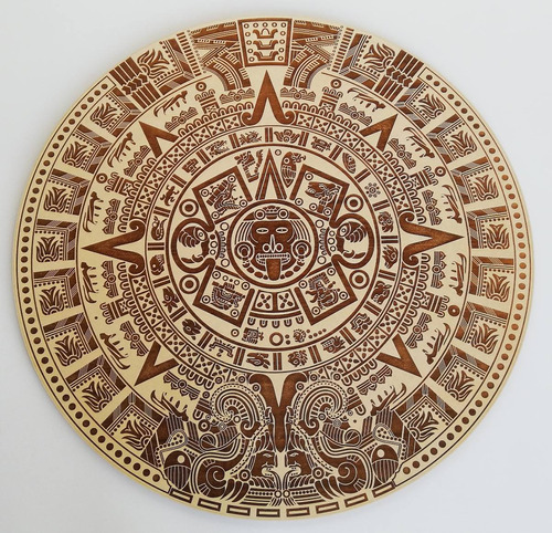 Calendario Azteca De 610 Mm De Diametro Grabado