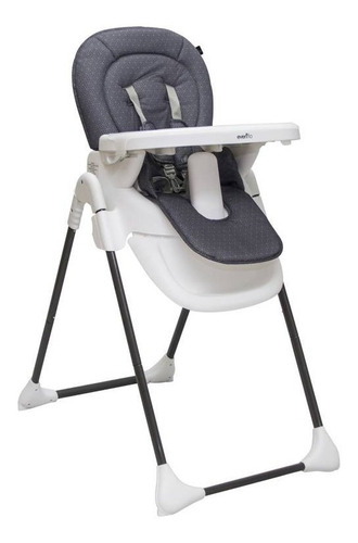 Silla Comedor Para Bebe Evenflo Fava Gris Ajustable 5 Pos