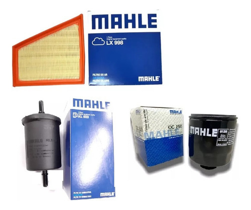 Kit Filtros Aire Aceite Nafta Mahle Vw Gol Trend Y Voyage