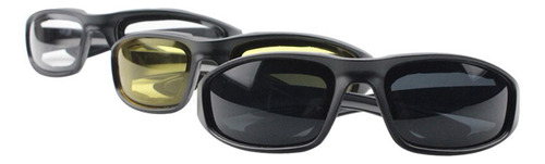 Paquete De 3 Gafas Para En Motocicleta, Protección,