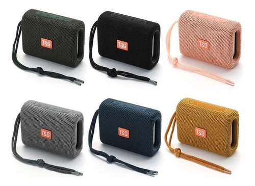 Parlante Bluetooth Portátil Tg-313 Inalámbrico Radio Fm Usb Verde Oscuro