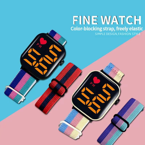 Light Color: Moderno Reloj Deportivo Led Y1 Para Niños