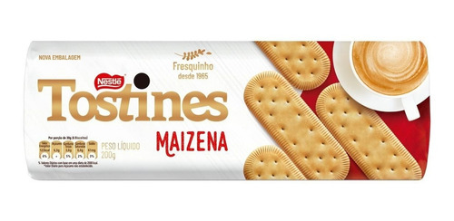 Imagem 1 de 5 de Biscoito Maizena Tostines 200 Grs