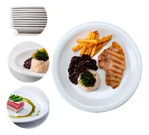 Comprar 50 Pratos Raso Protel Restaurante Porcelana Schmidt 2a Linha