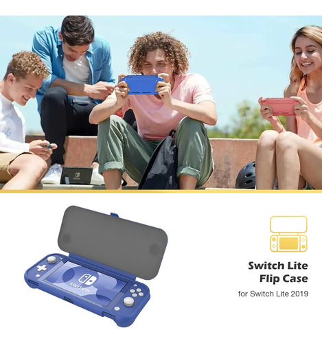 Funda + 2 Protector Pantalla Para Nintendo Switch Lite 2019