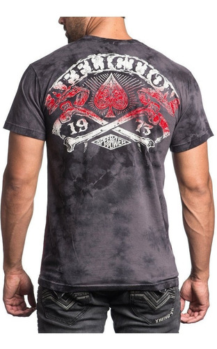 Imagen 3 de 3 de Remera Affliction Winged Luck