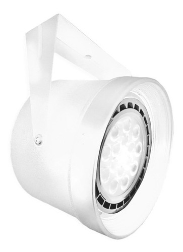 Spot Aplique Negro Blanco Tacho Movil + Led Ar111 11w