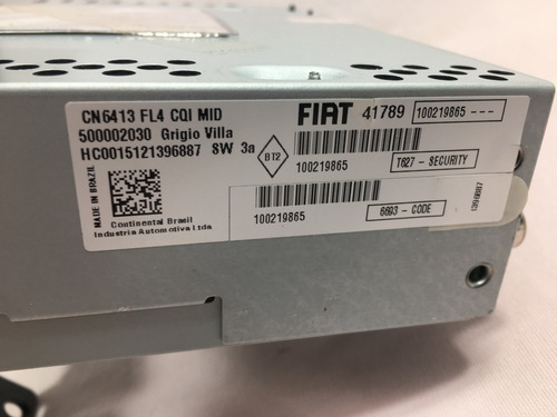 Radio Fiat Palio Week Siena Strada Mp3 Pf1207