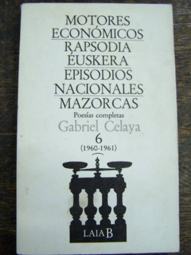 Imagen 1 de 3 de Poesia Completa (1960-1961) * Gabriel Celaya * Laia 1980 *