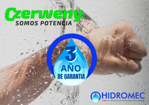 Imagen 2 de 8 de Bomba Centrifuga Czerweny Zeta2 - 1hp 220v Elev Agua 28 Mts